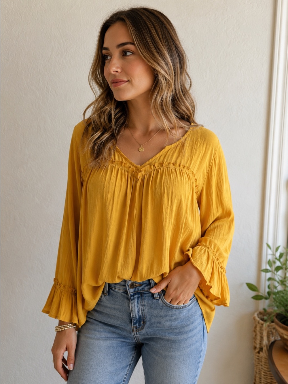 Torrid Long Sleeve Blouse